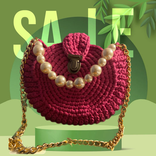 Pink Round Bag